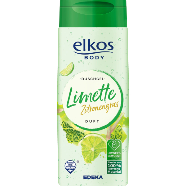 Elkos Sprchový gel Limetka + citron. tráva 300 ml