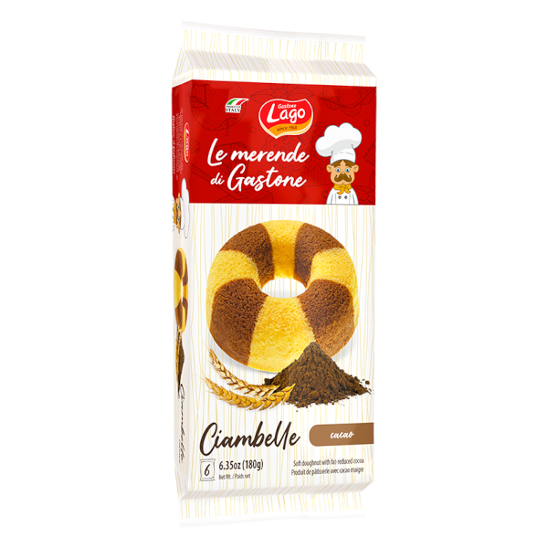 Lago Ciambelle italské koblihy s kakaem 6x30g