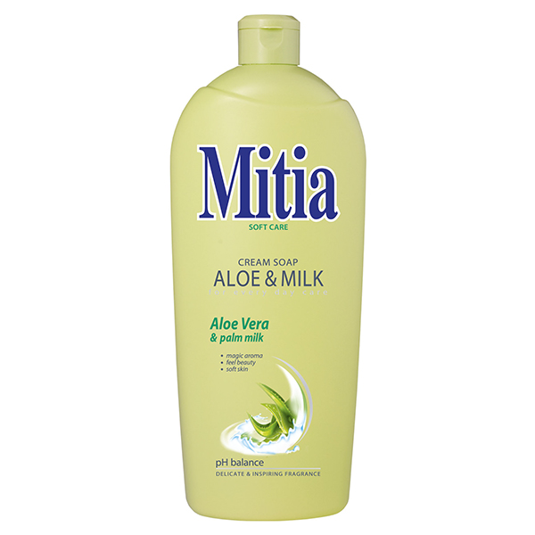 MITIA soft care Aloe & Milk krémové mýdlo 1l