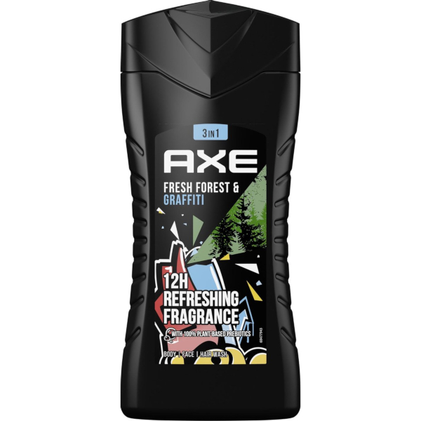 Axe Men sprchový gel Fresh Forest Graffiti 3in1 250ml