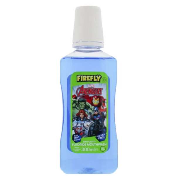 Marvel Avengers Mouthwash ústní voda s fluoridem pro děti 300 ml