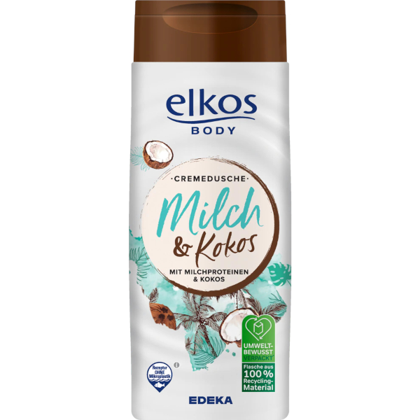 Elkos Sprchový gel kokos a mléko 300ml Elkos Sprchový gel kokos a mléko 300ml