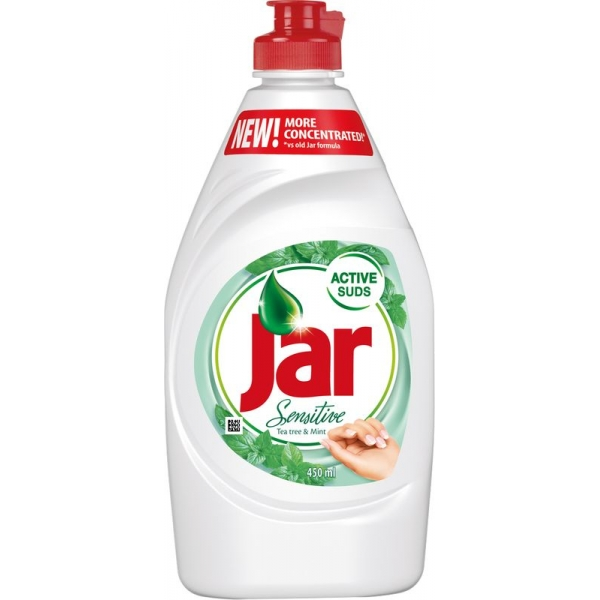 Jar na nábobí Sensitiv pro citlivé ruce s Tea Tee a mátou, 450ml