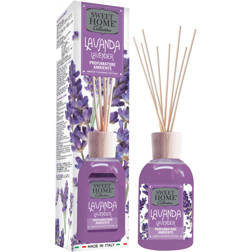 Sweet Home aroma difuzér s tyčinkami Lavanda Levandule 250 ml