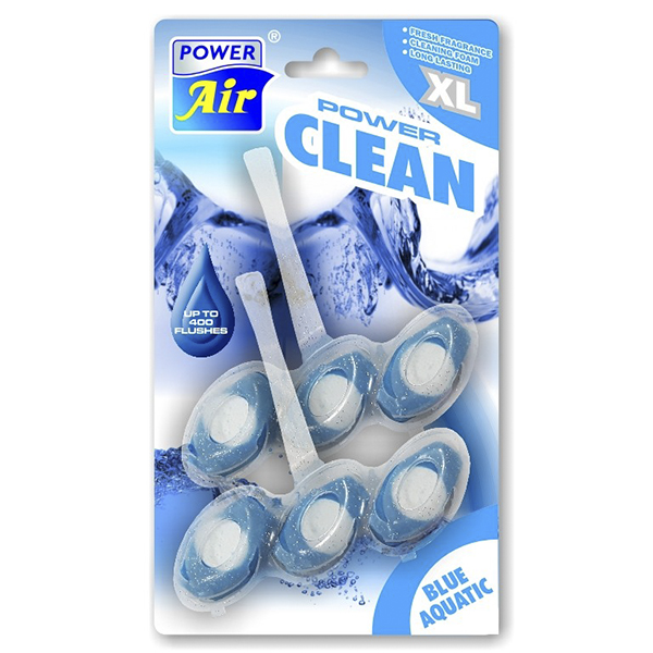 Power Clean Blue Aquatic WC blok 2x51g