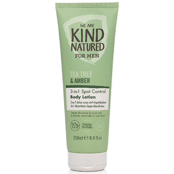 Kind Natured Men pánský tělový krém 3v1 Amber & TeaTree 250ml