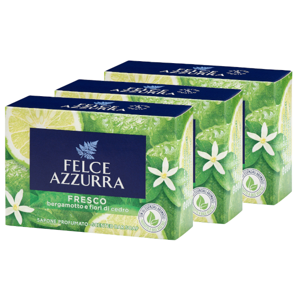 Felce Azzurra tuhé mýdlo Fresco 3x100g