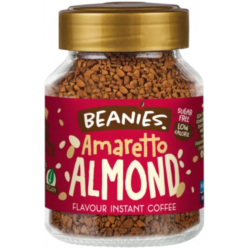 Beanies ochucená instantní káva Amaretto Almond 50g