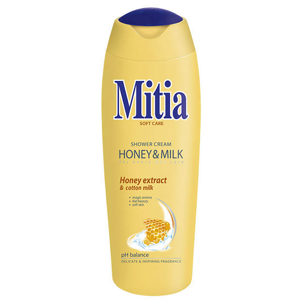 MITIA soft care Honey & Milk sprchový gel 400ml